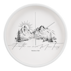 Faith can move Mountains Clock