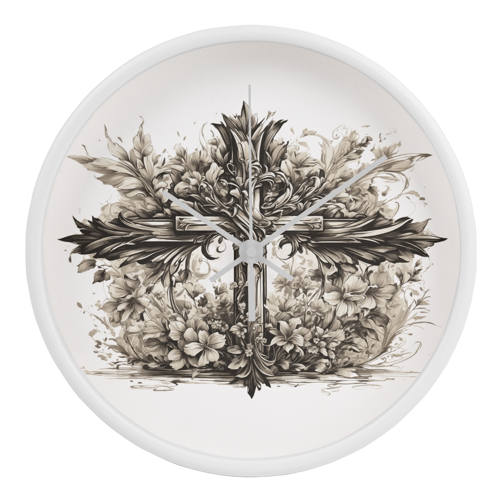 Jesus Cross Clock