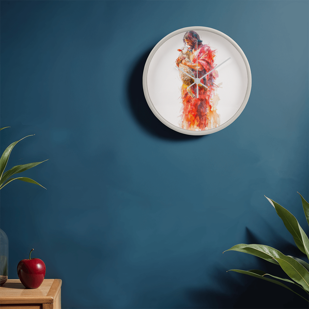Jesus and the Lamb Clock