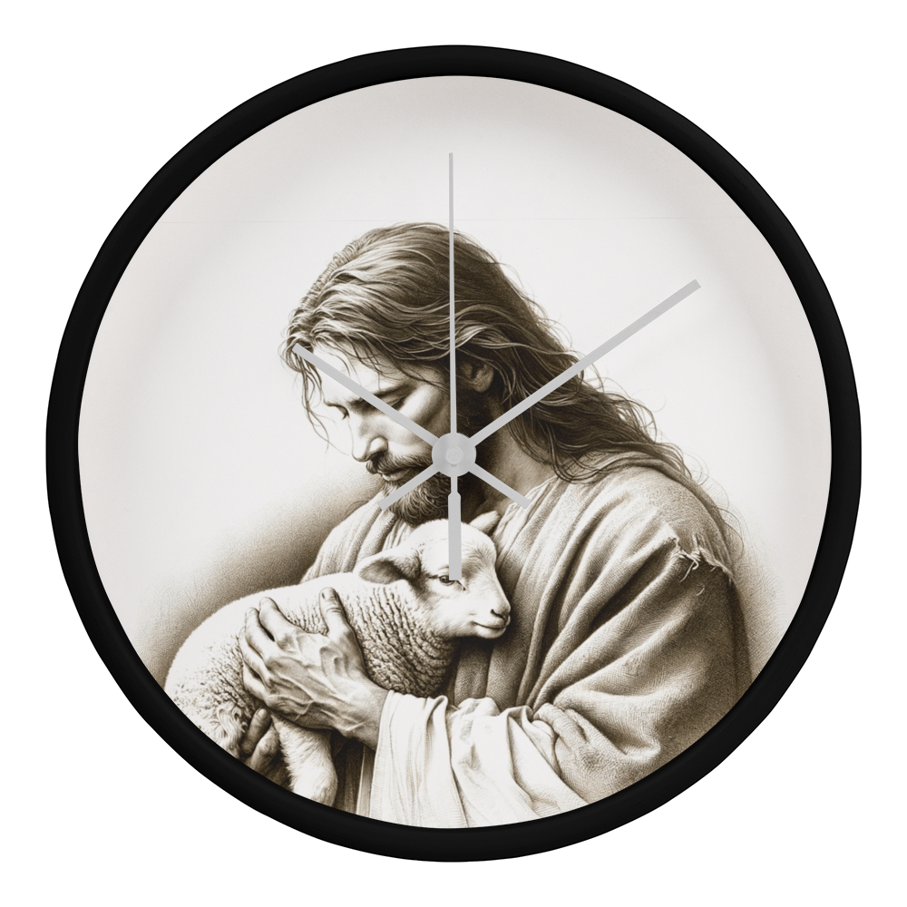 Jesus and the Lamb #3 Clock