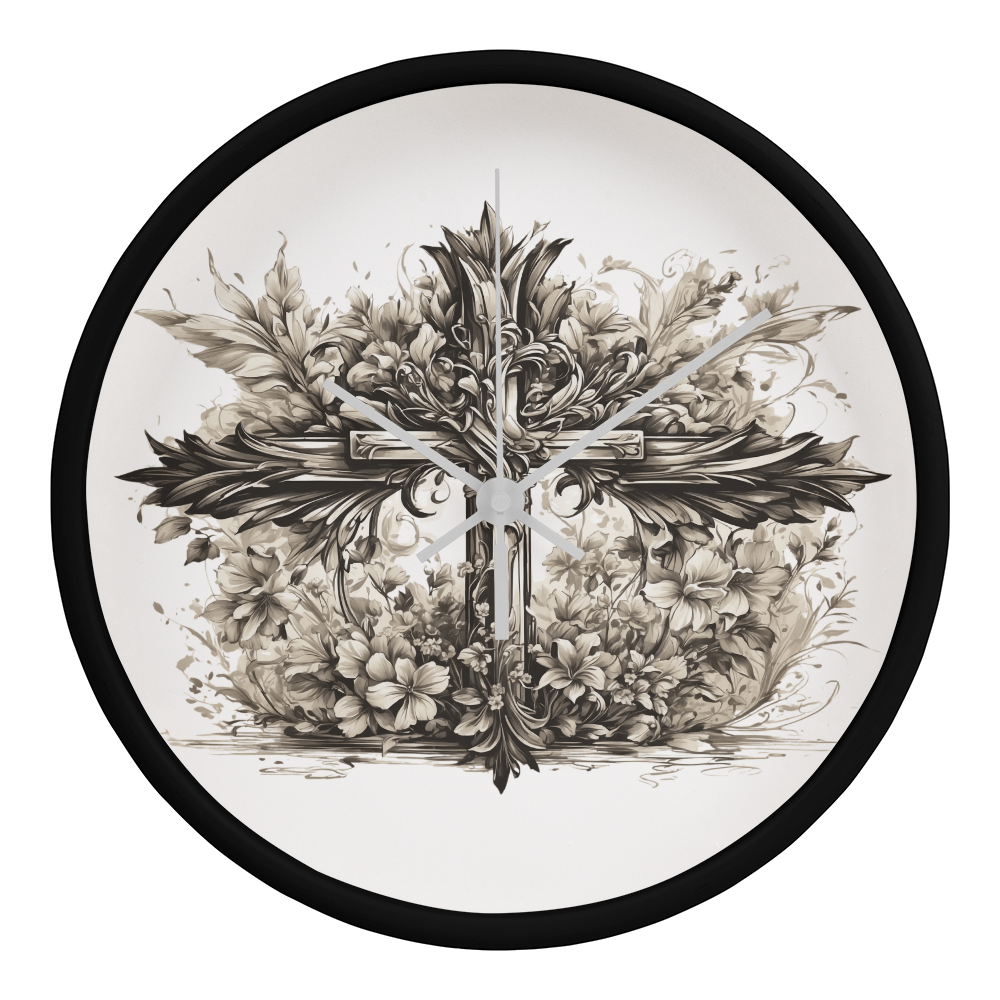 Jesus Cross Clock