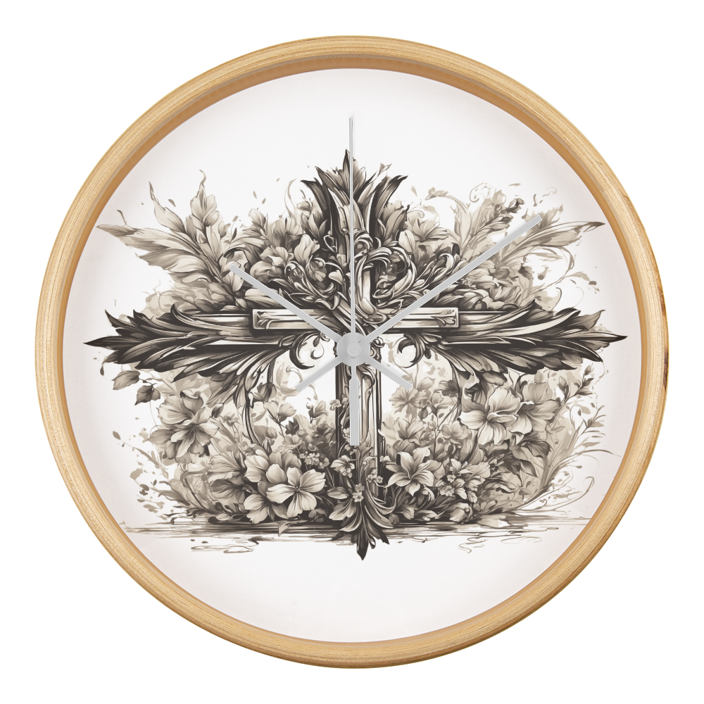Jesus Cross Clock
