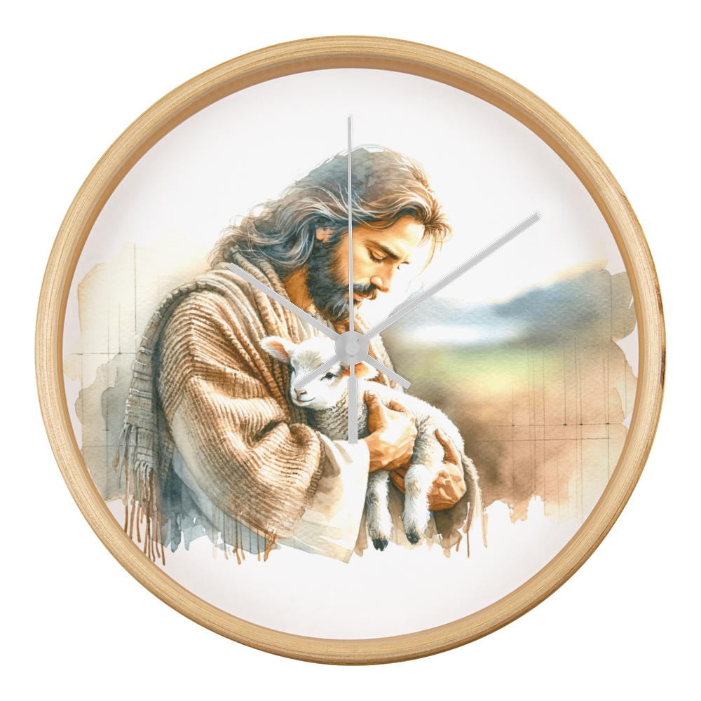 Jesus and the Lamb #4 Clock