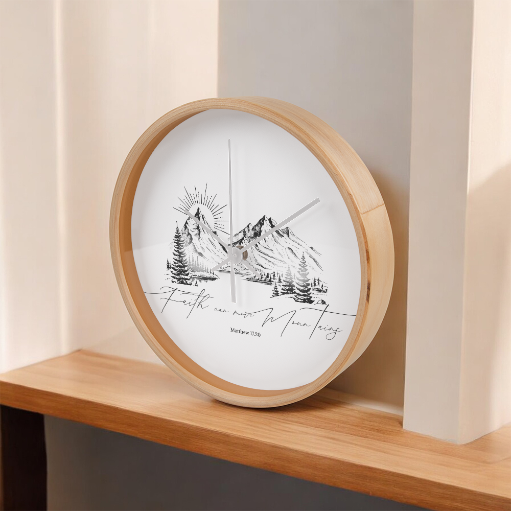 Faith can move Mountains Clock