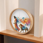 Jesus and the Lion Clock