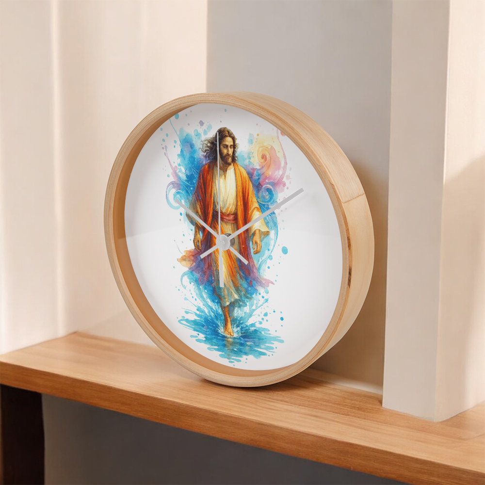 Jesus Walking on Water Clock