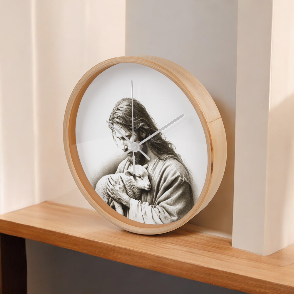 Jesus and the Lamb #3 Clock