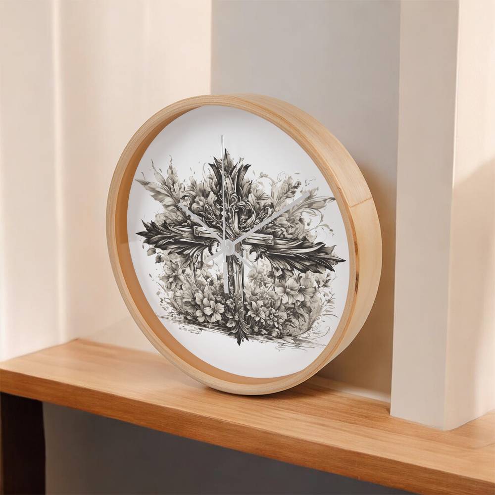 Jesus Cross Clock