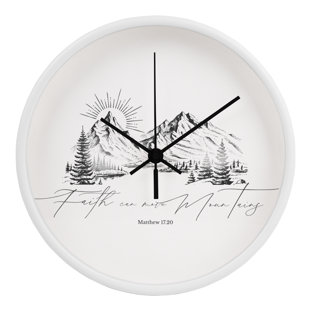 Faith can move Mountains Clock
