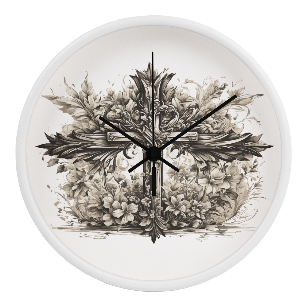 Jesus Cross Clock