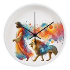 Jesus and the Lion Clock