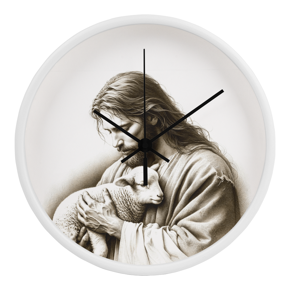 Jesus and the Lamb #3 Clock