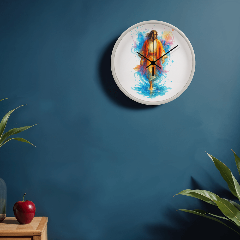 Jesus Walking on Water Clock