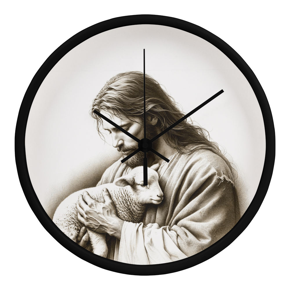 Jesus and the Lamb #3 Clock
