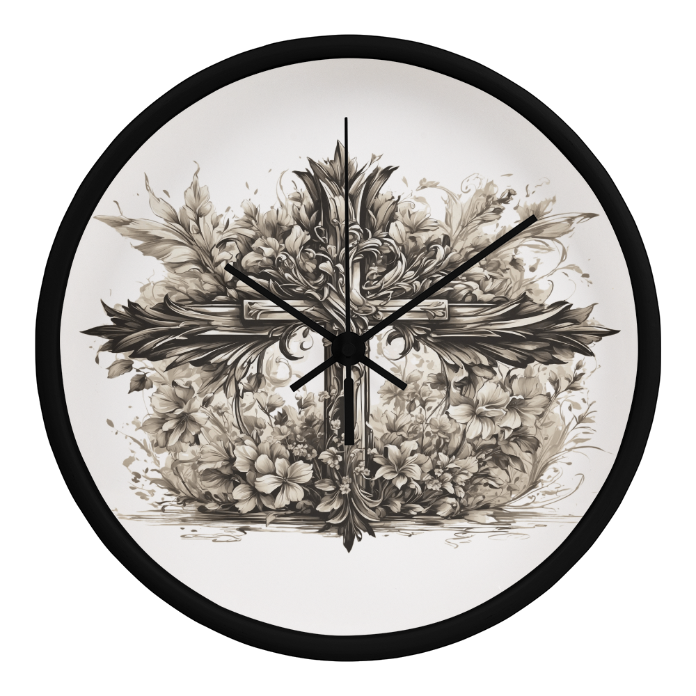 Jesus Cross Clock