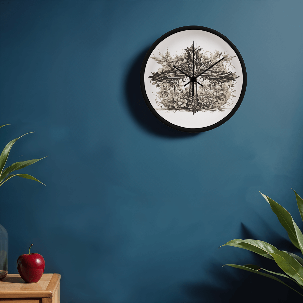 Jesus Cross Clock