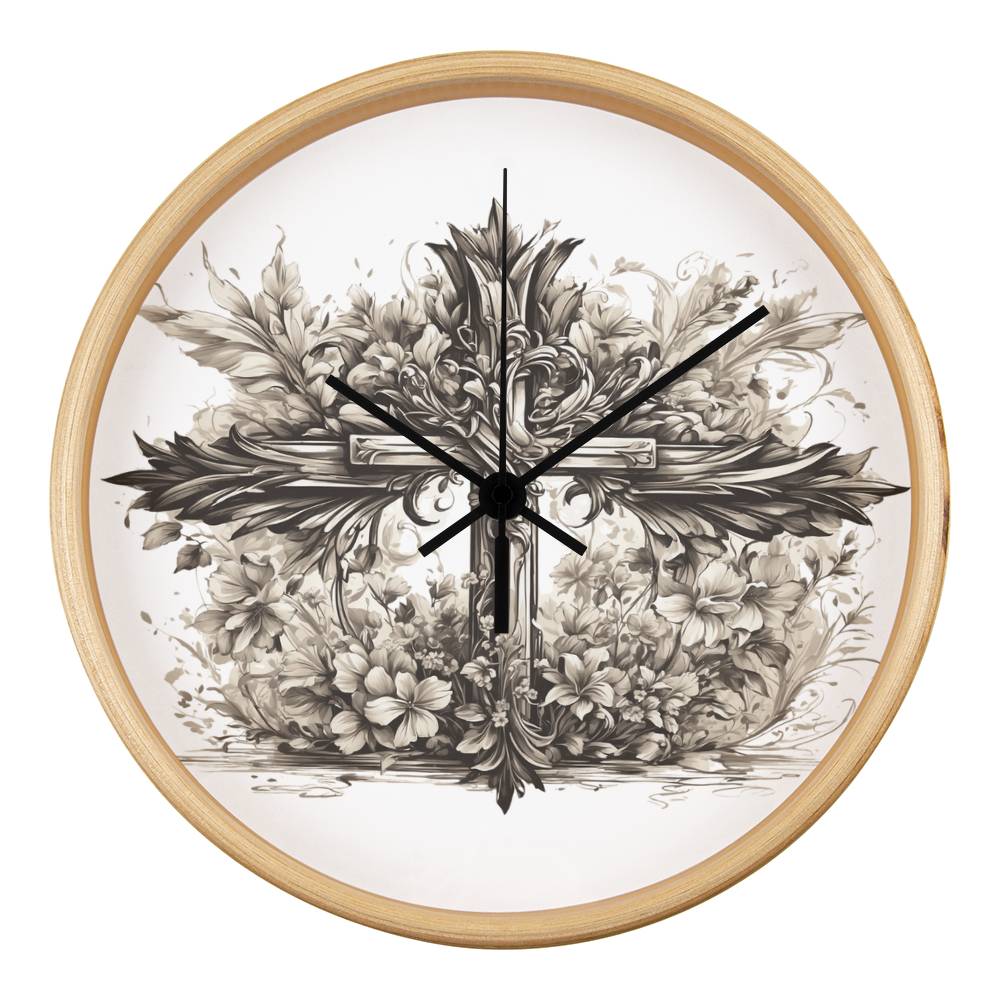 Jesus Cross Clock