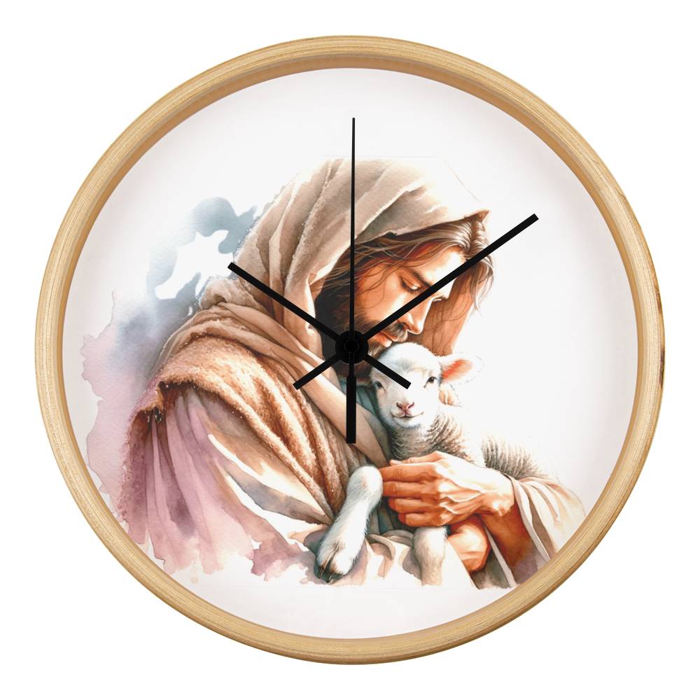 Jesus and the Lamb Clock