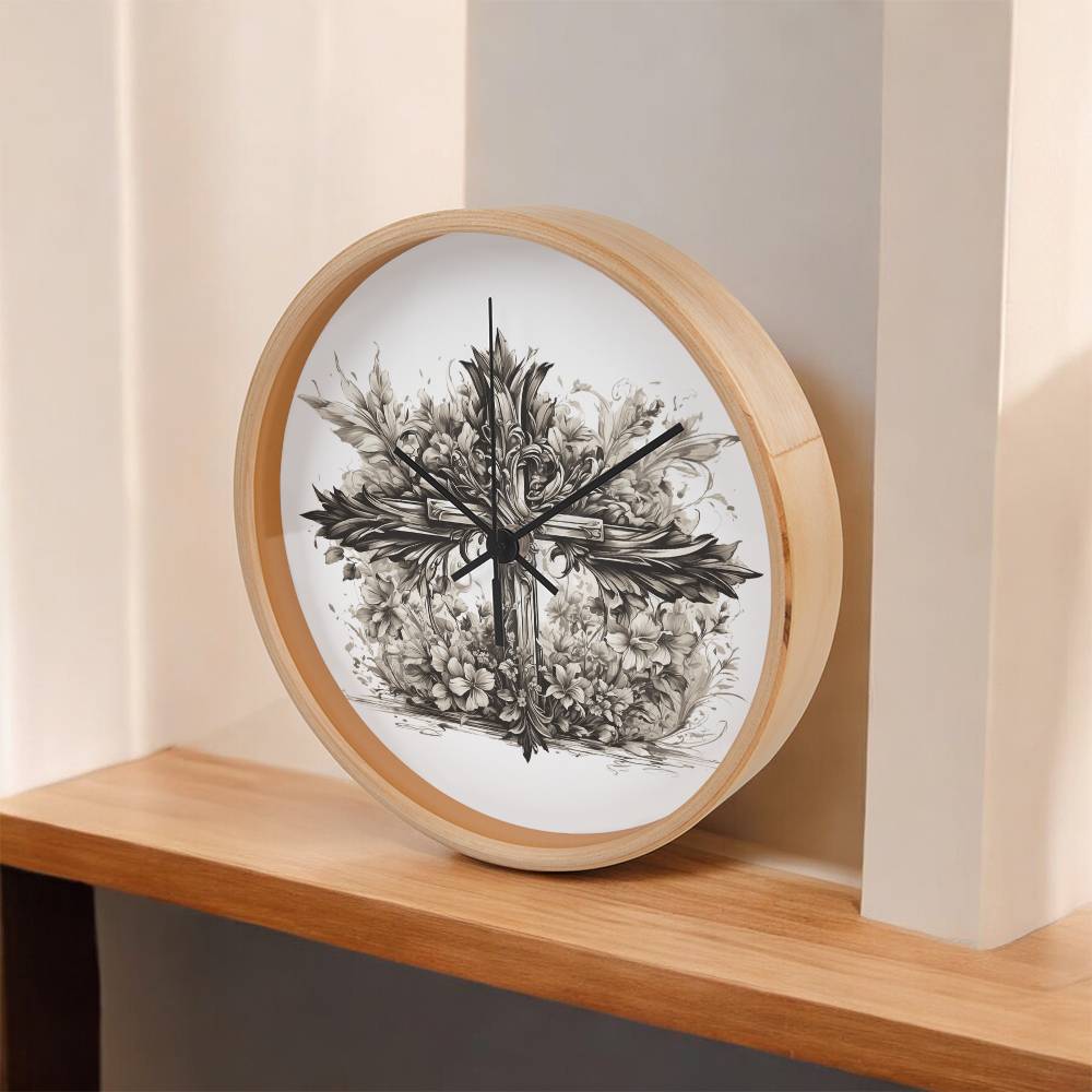 Jesus Cross Clock