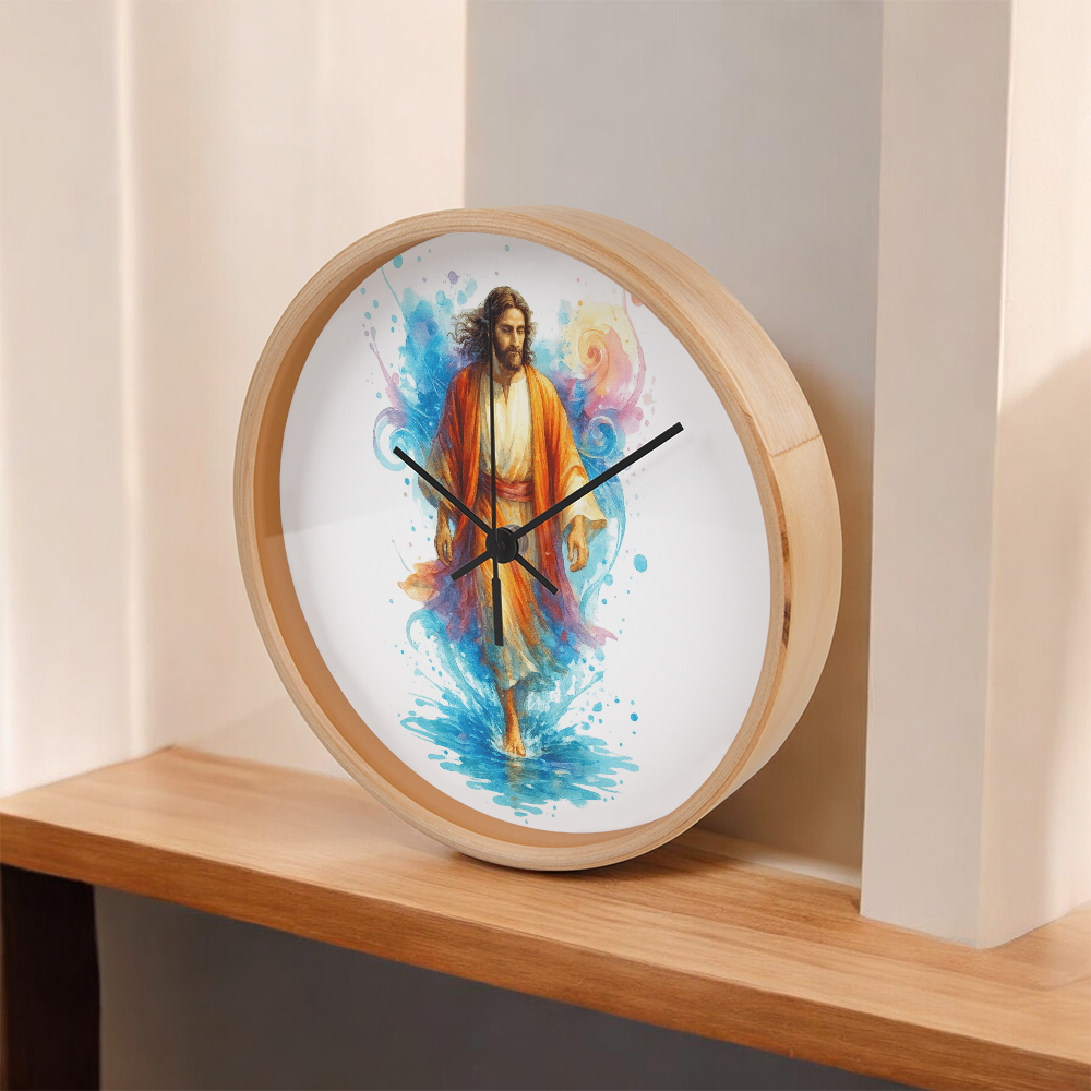 Jesus Walking on Water Clock