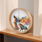 Jesus and the Lion Clock