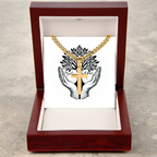 Artisan Cross With Cuban Link Chain