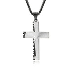 Christian Jesus Cross Necklace  Men's
