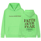 Faith Over Fear Christian Hoodie