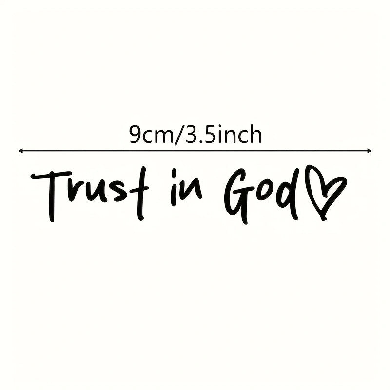 Fashion Faith Jesus God Car Letter Sticker