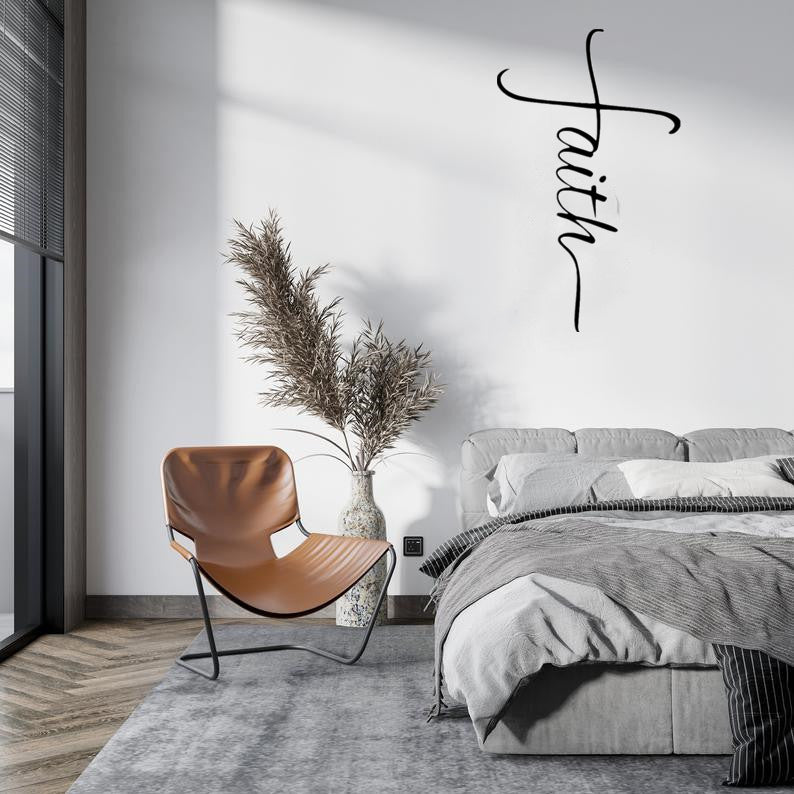 Metal Faith Cross Home Decoration