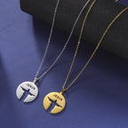 Silhouette Hollow JESUS Pendant