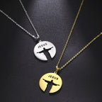 Silhouette Hollow JESUS Pendant