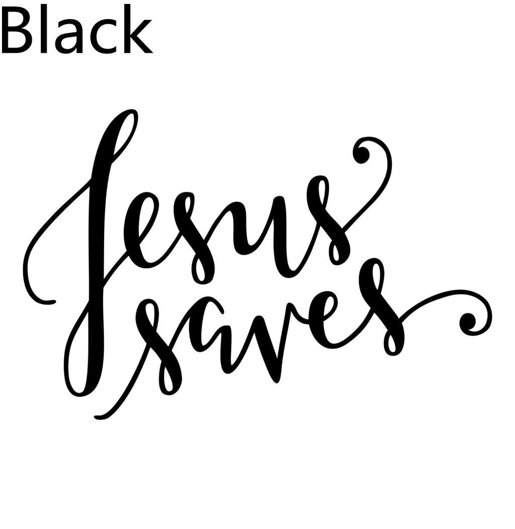 Jesus Saves Christian Decal