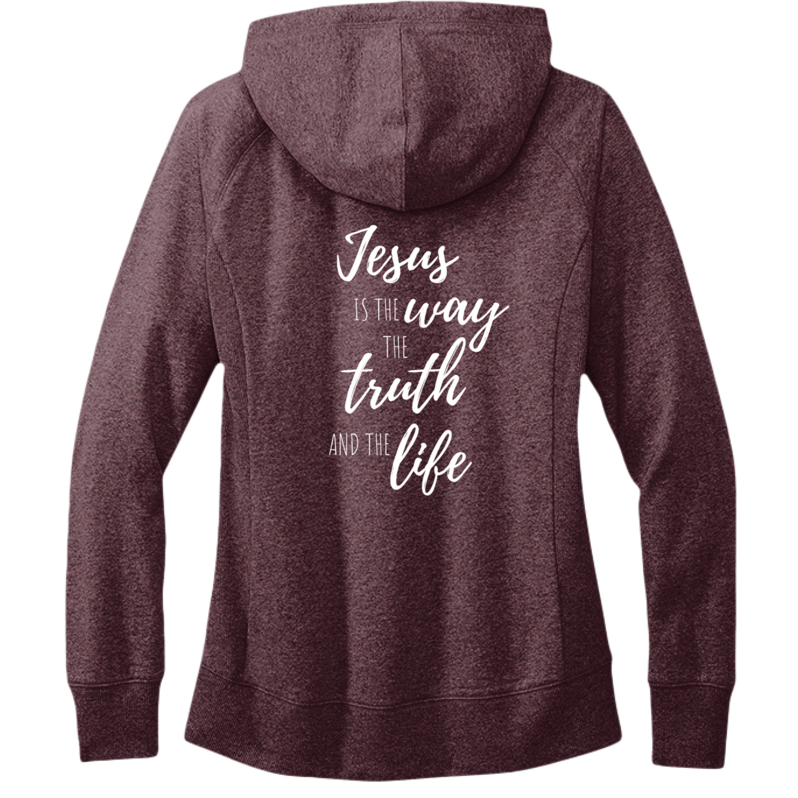 Maroon Heather - BACK