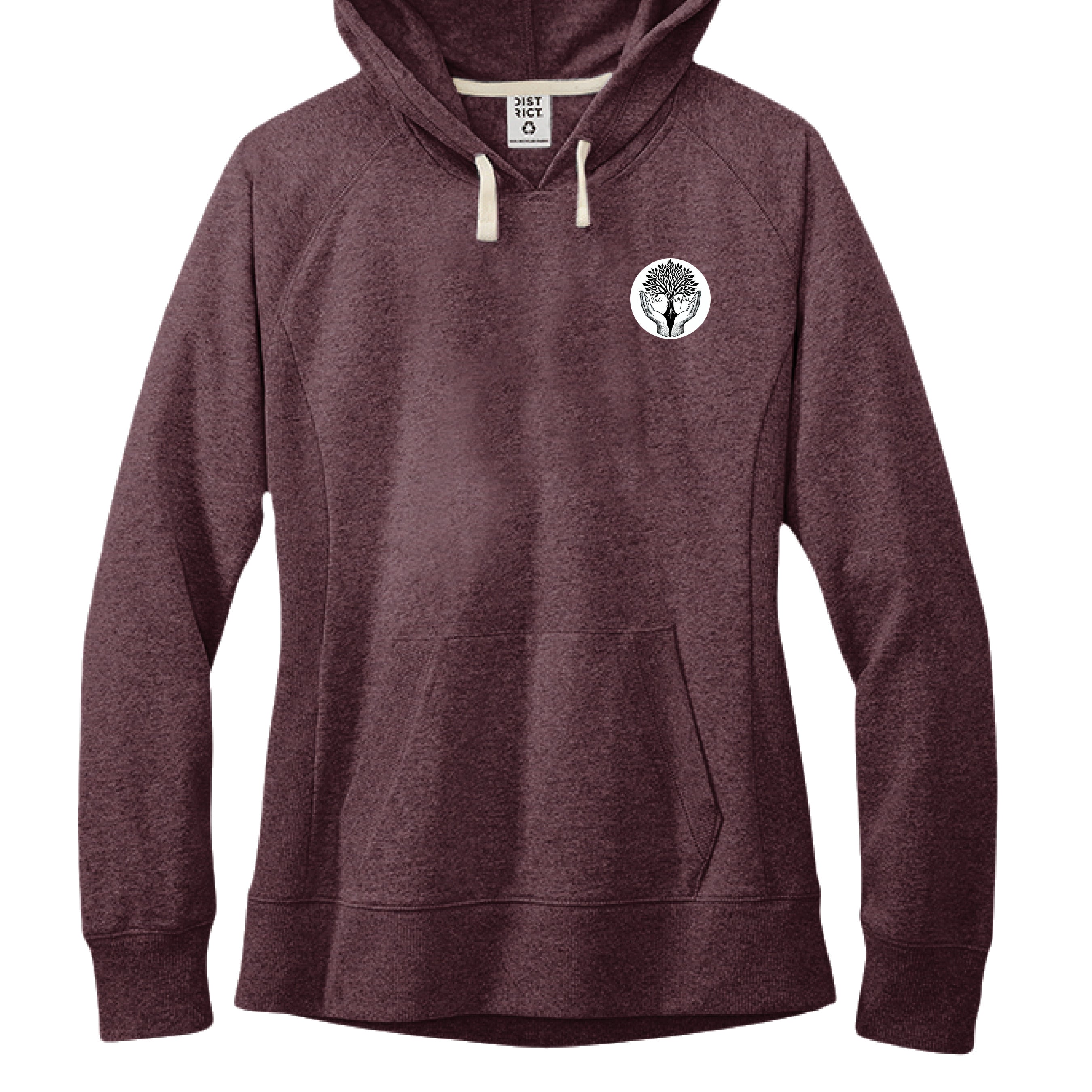 Maroon Heather - FRONT